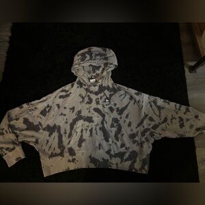 Nike oversized cropped hoodie